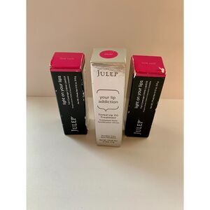 3X Julep LOT Light On Your Lips Full Coverage Lipstick LAST CALL Covet Lip Oil